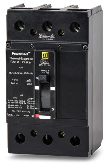 KDL32125 Recertified Square D Circuit Breaker