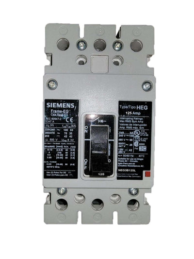 New NEG3B025L Siemens NEG3B025L 3 Pole Circuit Breaker