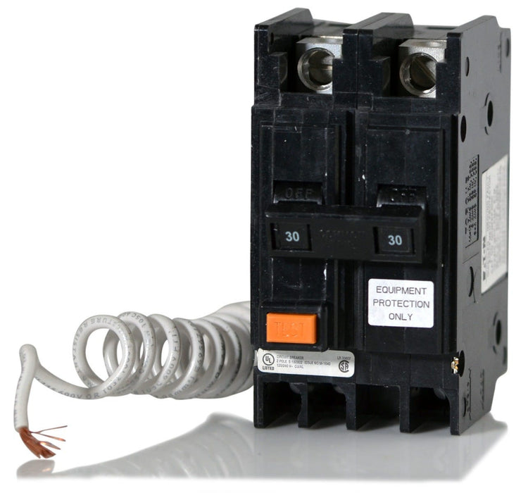 New QCGFEP2030 Eaton QCGFEP2030 2 Pole Ground Fault Circuit Breaker