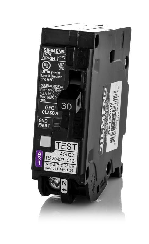 New QF130AN Siemens QF130AN 1 Pole Ground Fault Circuit Breaker