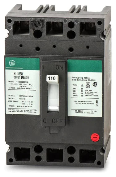 THED136110 Recertified General Electric Circuit Breaker