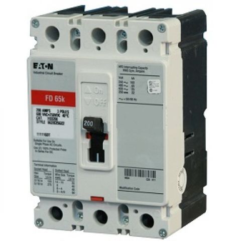 FD3080, Cutler Hammer Eaton, Circuit Breaker, 80 Amp