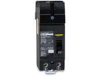 New QBA221504 Square D QBA221504 2 Pole Circuit Breaker